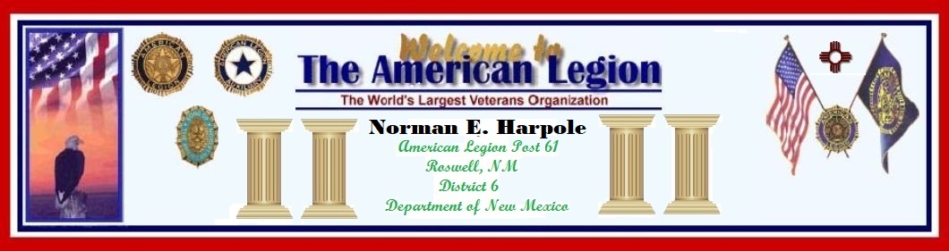 Welcome to American Legion Post 61 Department of New Mexico